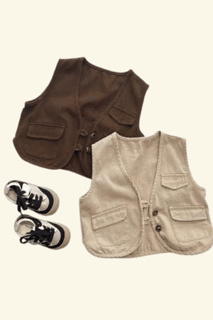 جلیقه کتان لوک