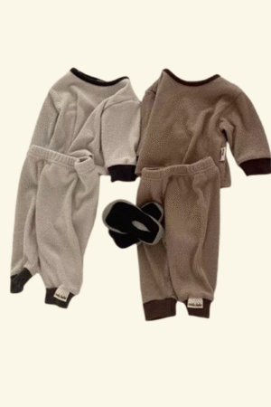 ست بلوز شلوار براونی