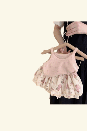 ست تاپ دامن سولینا صورتی