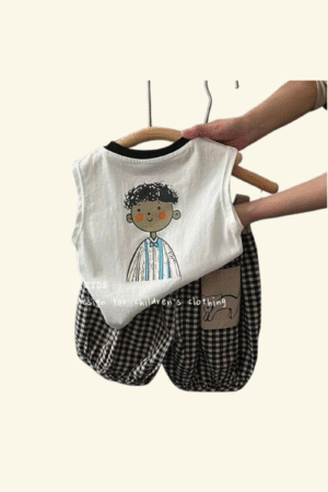 ست تاپ شلوارک کرلی