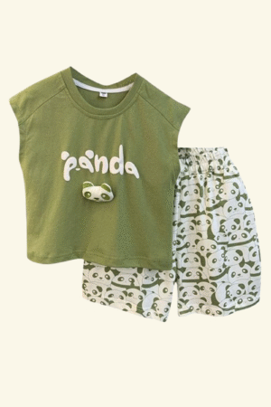 ست تیشرت شلوارک پاندا