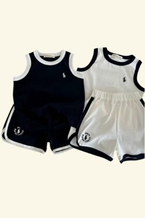 ست تاپ شلوارک پولو