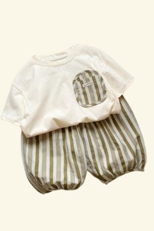 ست تیشرت شلوارک پامپالینی